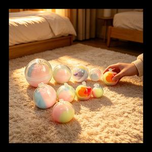 Glossy Maltose Filled Decompression Ball Soft Elastic Squeeze Toy Commute Focus Support Pocket Comfort Tool Daily - Product Image 3