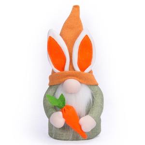 Juguetes de Peluche de Conejo y Gnomo de Pascua con Diseño de Zanahoria y Orejas - Decoración de Adornos de Pascua - Product Image 5