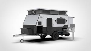 Ybrid-caravana RV con ducha, combo de aseo, 12 pies - Product Image 5