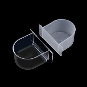 Toptan kuş kafesi aksesuarları plastik <span class=keywords><strong>Pet</strong></span> kuş besleyici papağan güvercin besleme fincan asılı içme yiyecek kasesi kuş kafesi besleyici - Product Image 3