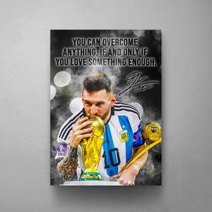 <span class=keywords><strong>LIONEL</strong></span> <span class=keywords><strong>MESSI</strong></span> Leggende del Calcio Arte Murale Ispirazionale Poster con Citazione di <span class=keywords><strong>Messi</strong></span> Stampa Artistica da Parete, Tela Incorniciata Regalo <span class=keywords><strong>Messi</strong></span> - Product Image 2