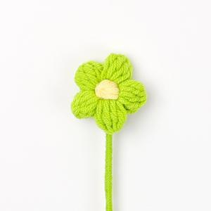 Mini Flor de Ganchillo Hecha a Mano, Tallo de 40 cm de Alto, Mini Flores de Ganchillo, para Decoración del Hogar, Regalo para la Sala de Estar - Product Image 4