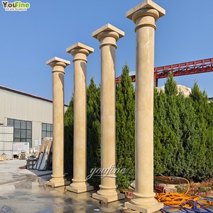 Roman <strong>Style</strong> Natural Marble <strong>Columns</strong> for Home Decoration - Product Image 3