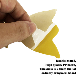 Nouvelle plaque collante jaune en plastique massif à design irrégulier, à insérer au sol, autocollant pratique pour la lutte quotidienne contre les parasites du jardin - Product Image 3