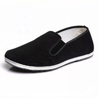 Veca Vc 2 Pares de Zapatos Tradicionales Chinos de Pekín para Artes Marciales, Kung Fu y Tai Chi - Parte Superior de Lona, Tela de Algodón, Suela de Goma