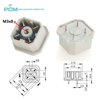 Conector rectangular G4A1M acoplable en campo para servoválvula solenoide de placa de circuito Compatible con Hirschmann 931807106 931807300