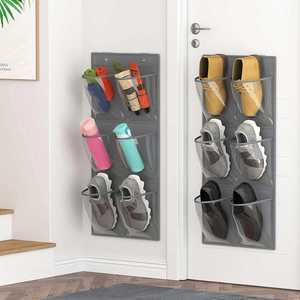 New Hot 6 Grid Large Mesh Pocket Closet Door <b>Shoe</b> Rack <b>Storage</b> Rack Suitable for Campers - Product Image 5