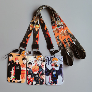 Porte-cartes de bus, cordon de téléphone et porte-clés Haikyuu <span class=keywords><strong>Hinata</strong></span> Shoyo, très populaire pour cartes de repas universitaires - Product Image 1