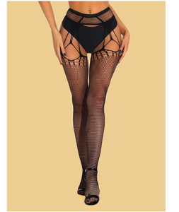 Jarretière sexy en résille avec bas <span class=keywords><strong>sans</strong></span> culotte - Product Image 2