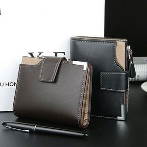 K473 <b>Wallet</b> Men Leather Men <b>Wallets</b> Purse Short Male Leather <b>Wallet</b> Mens <b>Money</b> Bag - Product Image 2