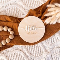 Panneaux d'annonce de naissance en bois, artisanat en bois fait à la main, souvenirs spéciaux pour boîtes en bois et panneaux muraux