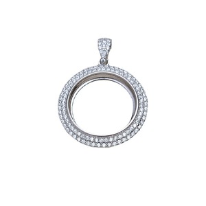 Pendentif en argent S925 16,5 mm Mabe 4784 Accessoires de bijouterie DIY avec plateau vide Perle élégante pour des designs créatifs - Product Image 5