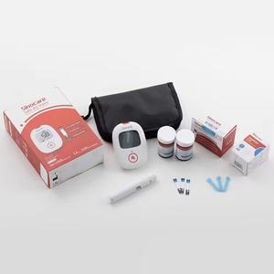 Digital <strong>Diabetic</strong> <strong>Blood</strong> <strong>Sugar</strong> Glucose Chemistry <strong>Test</strong> Meter Kit with Strips Lancets Sinocare Safe AQ Voice - Product Image 4