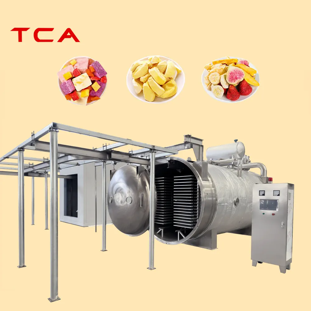 TCA XINDAXIN 1000Kg 500Kg 300Kg 200Kg 100Kg 50Kg 100kg食品商用産業用真空冷凍庫乾燥機ドライ冷凍庫