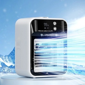 Nouveau ventilateur brumisateur 500ML, rafraîchisseur d'air 3000mAh USB rechargeable, silencieux, portable, pour chambre et bureau, humidificateur électrique - Product Image 1