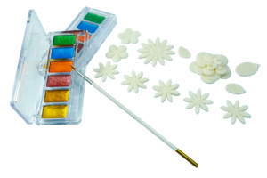Paleta de Purpurina Comestible, Polvo de Brillo <span class=keywords><strong>para</strong></span> Pasteles, Pintura Metálica <span class=keywords><strong>para</strong></span> Alimentos, Paleta de Colores Activados por Agua - Product Image 3