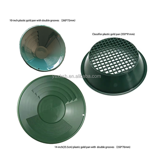14 "meilleur rivière sable or Pan bouteille panoramique Kit prospection minière récupération équipement rond en plastique <span class=keywords><strong>casserole</strong></span> plat <span class=keywords><strong>prix</strong></span> - Product Image 1