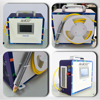 Machine de soudage au laser à fibre QCW AOKAI 300W, refroidie par air, portable, soudeuse ponctuelle manuelle pour tôles fines