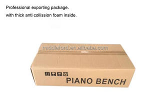 Banco de Piano Ajustable de Madera Maciza de Primera Calidad con Tapicería de Cuero para Pianistas Profesionales - Product Image 6