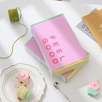Cajas de embalaje de papel con logotipo de diseño personalizado, Impresión de grado alimenticio Eco Friend, doblar pastel, comida, galleta, pan, pastelería, Donut, macarrón
