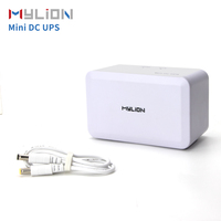2026 Bestseller Mylion 12V 3A 8000mAh MU48 Mini UPS DC Portátil, Batería de Respaldo Recargable, Sistema de Alimentación Ininterrumpida