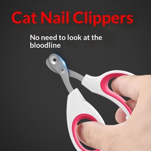 Coupe-ongles pour chats et chiens avec petit trou de guidage, poignée en caoutchouc souple, empêche les saignements et les blessures accidentelles - Outil magique - Product Image 4