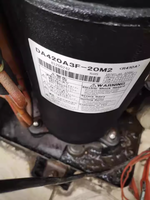 Compresor Rotatorio Pequeño para Refrigerador, 220V R-134A, Piezas de Refrigeración de Acero Inoxidable y Cobre