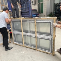 Puertas y Ventanas Interiores Modernas de Alta Calidad, Giratorias, de Aluminio y Madera Sólida, con Doble Acristalamiento, Resistentes al Viento y al Sonido