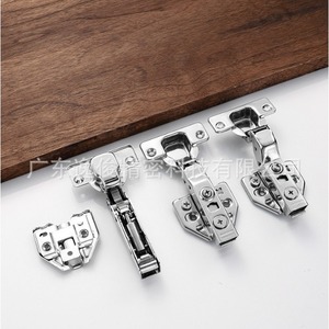 บานพับสแตนเลสแบบกันกระแทก ชุบโครเมียม ปิดแบบนุ่มนวล สำหรับตู้ - Product Image 3