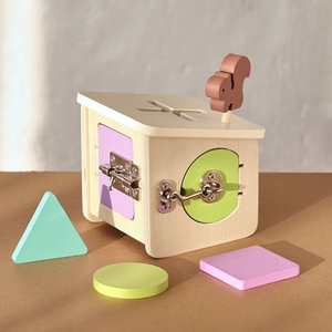 <span class=keywords><strong>Cabane</strong></span> débloquée unisexe, Cubes d'activités éducatives, bois plastique, petit nombre S, entraînement <span class=keywords><strong>pour</strong></span> <span class=keywords><strong>enfants</strong></span> de 2 à 4 ans, nouveauté - Product Image 3