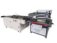 Nouvelle machine d'impression sérigraphique semi-automatique TAOXING à bras incliné, imprimante d'étiquettes simple avec station de bras robotisé, imprimante de bouteilles