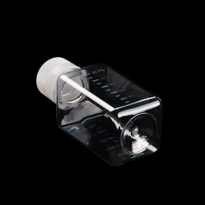 Botella de Cultivo Cuadrada ODM de 250 ml, Graduada, de Alta Transmitancia de Luz, Botella de Reactivo de Laboratorio - Product Image 3