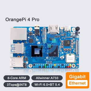 Orange Pi <span class=keywords><strong>4</strong></span> <span class=keywords><strong>Pro</strong></span> 4GB/8GB/12GB RAM LPDDR5 8 Núcleos 64 Bits Placa de Desarrollo de Una Sola Placa 3TOPS AI NPU A733 WiFi 6 y BT 5.<span class=keywords><strong>4</strong></span> - Product Image 5