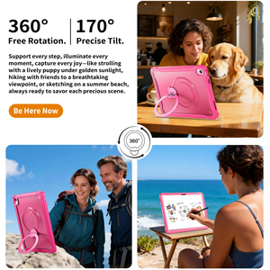 เคส TPU สำหรับแท็บเล็ต iPad รุ่นที่ 10 ปี 2022 ขนาด 10.9/11 นิ้ว ชิป A16 ปี 2025 <span class=keywords><strong>ด</strong></span>ีไซน์แข็งแรงทนทาน พร้อมฟิล์มกันรอยหน้าจอแบบกระจก - Product Image 4