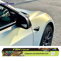 Film de protection de carrosserie pour changement de couleur de voiture, matériau TPH PET, anti-rayures, auto-réparateur, hydrophobe, 7,5 mil, marque TM, garantie 6 ans