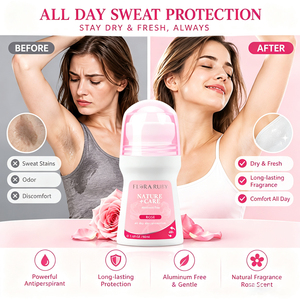 Nuevo desodorante en roll-on sin aluminio, fórmula suave, fragancia para todo el cuerpo, control de olores por 48 horas, para uso diario de mujeres. - Product Image 3