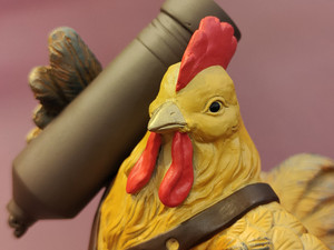 Dậu <span class=keywords><strong>bombardier</strong></span> đồng điêu khắc đồng thau trang trí nhà Phụ kiện đồng thau trang trí - Product Image 2