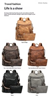 Sac à dos pour ordinateur portable grande capacité pour femmes, vente en gros transfrontalière, design color-block à fermeture éclair, antivol et résistant aux chocs