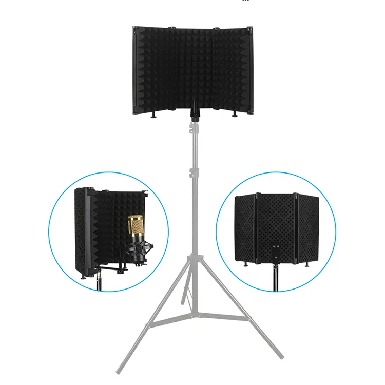 Isolation Shield Studio For Pop Filter Studio Microphone