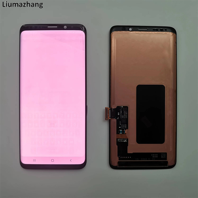 Original for for S9 Plus G9650/G965F/G965U LCD Touch Screen Digitizer Assembly 5.8" Display with Moderate Burn Marks