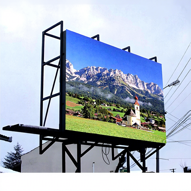 TOPvision Waterproof Fixed Led Screen Led Display Screen Outdoor Digital Led Billboard Led 3D Led Screen Outdoor
