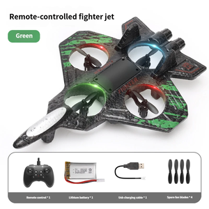 Drone RC prêt à l'emploi pour enfants débutants, gris, en EVA résistant aux chocs, 6 canaux, retour automatique, HD 1080P, 2,4 GHz, économique - Product Image 4