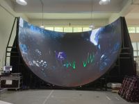 Pantalla LED Curva Flexible para Interiores X,X, Fácil Instalación, Pantalla LED Flexible para Publicidad en Salas de Exhibición