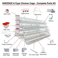 Nouvel équipement optimal pour l'élevage avicole : Cage en batterie pour poules pondeuses, pour l'élevage de poulets et la production d'œufs