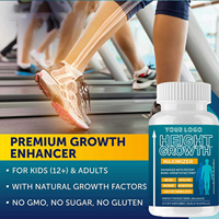 Capsules de croissance en hauteur personnalisées OEM avec vitamine D et calcium pour améliorer la densité osseuse, supplément articulaire pour adultes