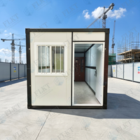 Maison conteneur FLKT prête à l'emploi, conteneur plat, prêt à l'emploi, préfabriqué, modulaire, mobile, bureau de chantier en conteneur maritime