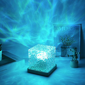TSINYE LED moderne aurores boréales Cube lampe océan lampe projecteur d'eau lumière Luminorthe Cube lampe <span class=keywords><strong>lumena</strong></span> lumières Cube chambre - Product Image 1
