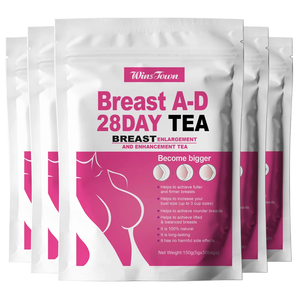 Long lasting A-D cup breast tea bag breast natural enlargement and enhancement teabags priveate label up to 3 cup sizes tea
