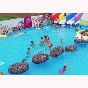 Pont gonflable pour piscine, <span class=keywords><strong>jeu</strong></span> aquatique, pont en PVC, installation facile - Product Image 4