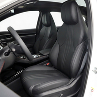 Housse de siège auto sur mesure pour BYD Sealion 6 2024, cuir Nappa et daim, imperméable, facile à nettoyer, ensemble complet, fabricant direct